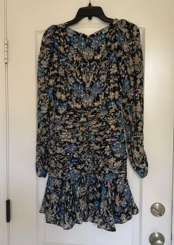 Monique Lhuillier ML
Floral Chiffon Flounce Dress