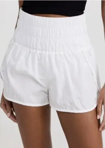 Free People Movement NWT FP Movement The Way Home Shorts, Optic White | Size Large - Image 1