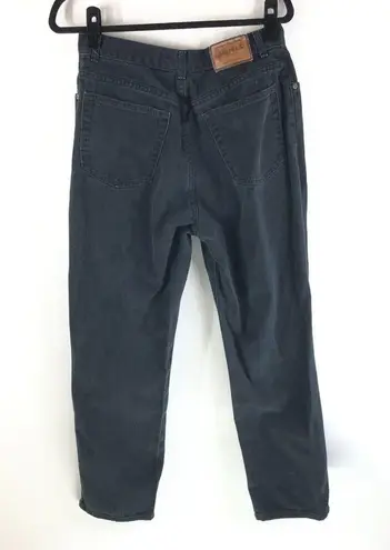 Jones Sport Womens Vintage 90s Mom Jeans High Waist Tapered Leg Black 12