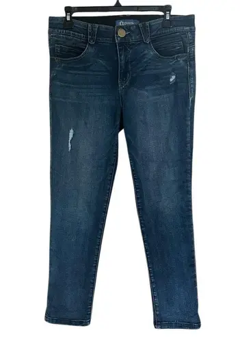 Democracy "Ab"solution Distressed Blue
Ankle Skimmer Booty Lift. No Gap Waist 10