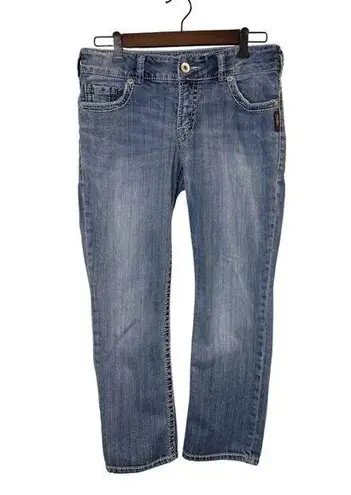 Silver Women’s Suki Capris Jeans Size 31 Blue