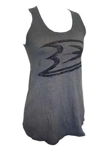 Anaheim DUCKS Touch by Alyssa Milano Gray Graphic Tank Top XS Black