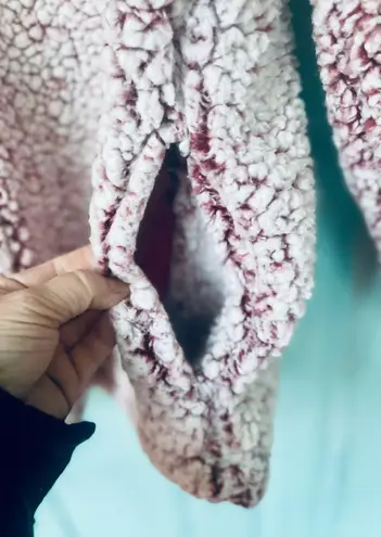 Koko Sherpa Pink Jacket With Las Vegas Logo Size Small