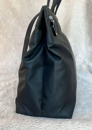 Salvatore Ferragamo  Gancini Large Black Nylon 2-Way Bag