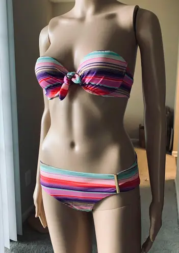 Victoria's Secret Victoria Secret Bandeau Bikini Set 