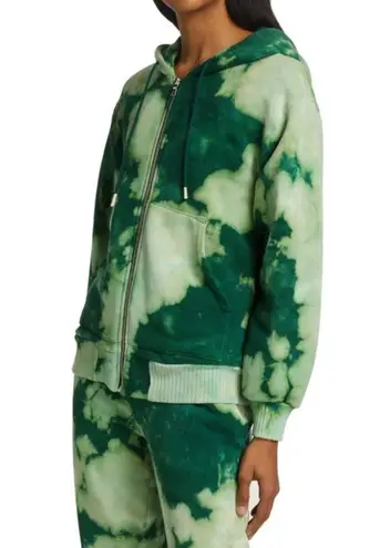 Cotton Citizen Brooklyn Oversized Zip Hoodie Green Tie-Dye Women’s Size XS
