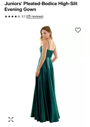 Macy's Dark Green Prom Dress