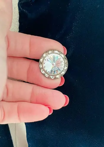 Velvet & rhinestone bespoke hand tailored evening jacket size small XS