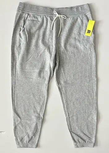 All In Motion Women's Fleece High Rise Jogger Sweatpants Size 1X