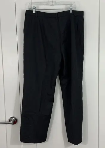 Pendleton Vintage Size 16 Petite Gray Wool Dress Pants Trousers with Pockets