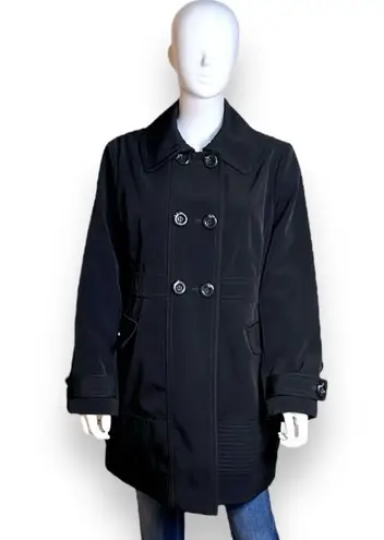 Jones New York Black Peacoat Women’s Size Large  Fall Women’s Jacket Button Up