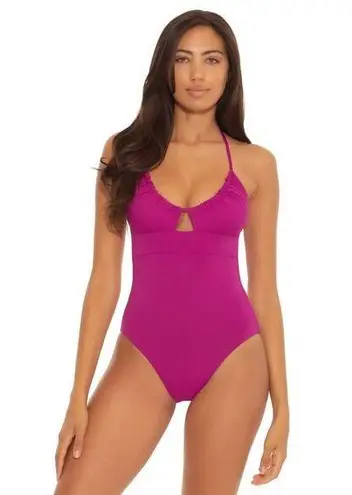 BECCA by Rebecca virtue Berry Convertible One Piece Swimsuit Size Medium