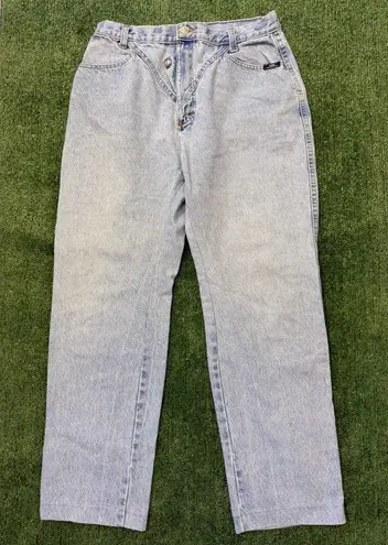 light wash vintage bareback Ozark mountain jeans, size 30 Blue