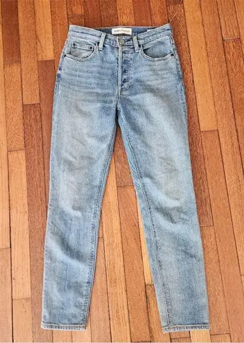 Denim Forum Blue Straight Leg Jeans Size 26