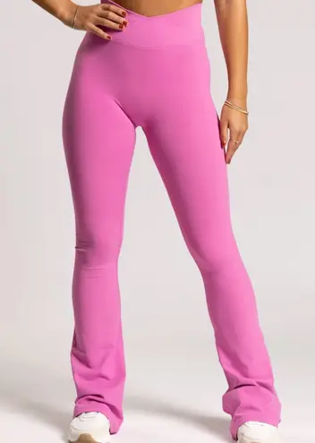 Ptula PURELUXE Flare Legging 34” inseam Pink Size XS