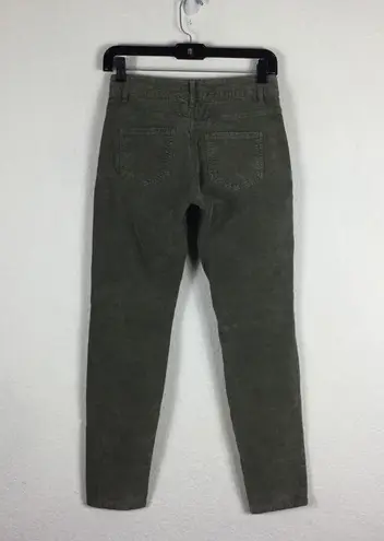 Closed Baker 1920 Corduroy Pants Size 24 Muddy Beige Slim Fit Straight Cropped Green