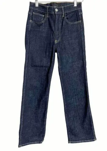 3x1  Made Here Anthropologie Joni Dark Wash High Rise Wide Leg Ankle Jean Size 25