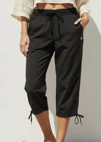 RBX Active Women's Pants Sz Small Woven Capri Activewear Workout Gym Running Black