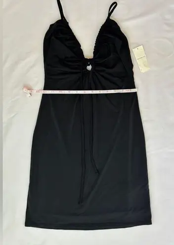 Abercrombie & Fitch NWT  Strappy Cutout Knit Mini Dress - Black - S