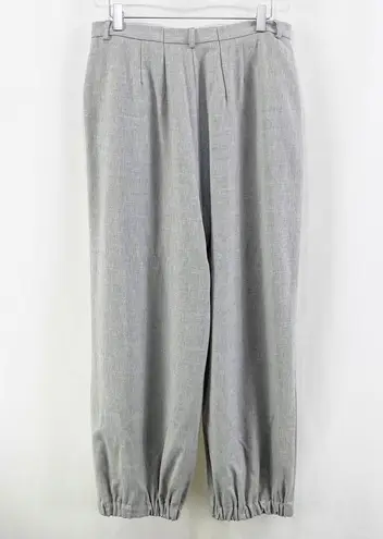 Valerie Stevens 90s Vintage Gray Cropped Palazzo Style Jogger Pants