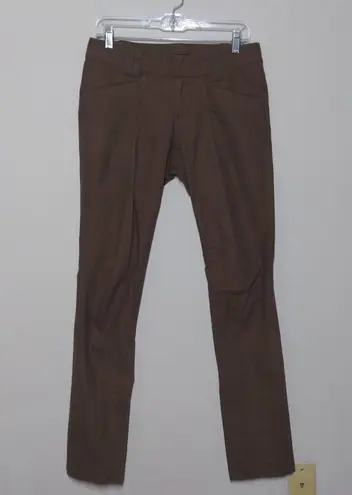 Arcteryx Womens Reia Chino Pants Brown Mid Rise Lined Trim Fit Hiking Camping 4