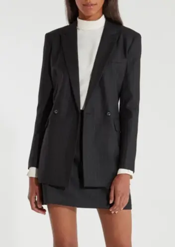 Billie The Label Diana Pin Stripe Blazer Black S