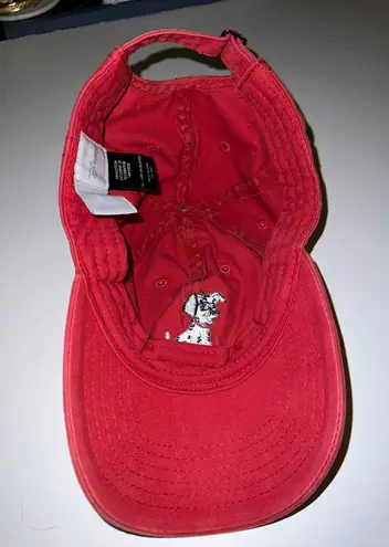 Disney Hat Mens Fitted One Size Red 101 Dalmatians Pongo Puppy Dad Cap Cotton