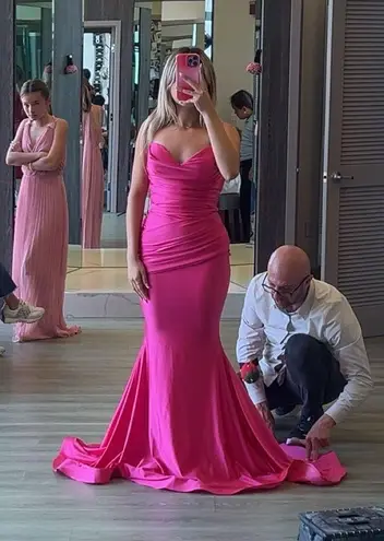 Jessica Angel Strapless Pink dress