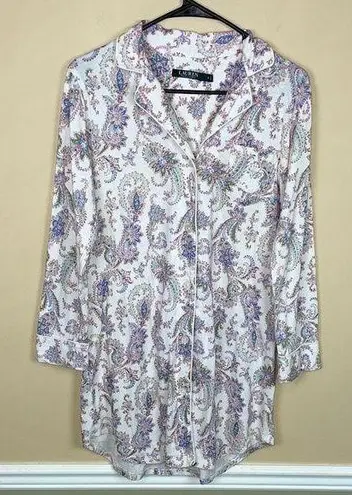 Lauren Ralph Lauren Women’s Floral Paisley Button