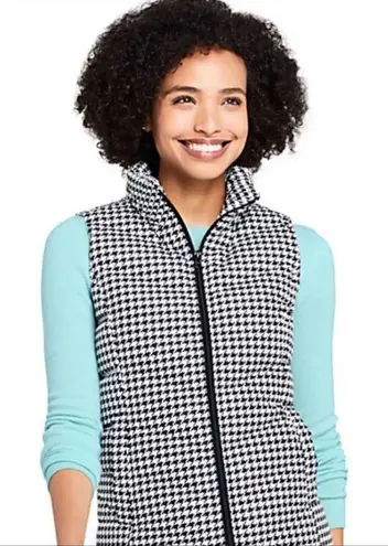 ☘️NWT Lands’ End 600 Fill Down Puffer Vest☘️ White