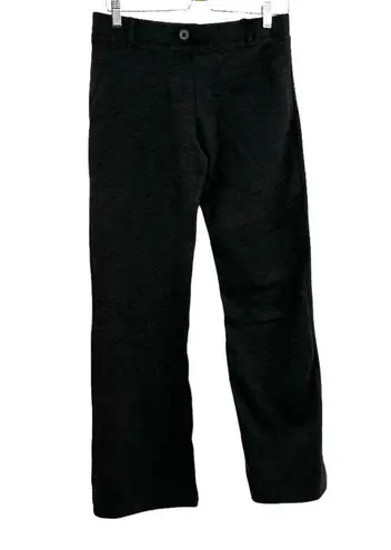 Betabrand  Classic Dress Pant Yoga Pant Bootcut Charcoal Gray Size Medium