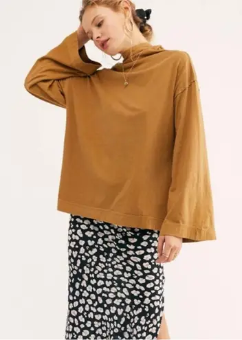 Free People We The Free Supernova Oversized Long Sleeve Bell Sleeve Tee - Size M - Image 1