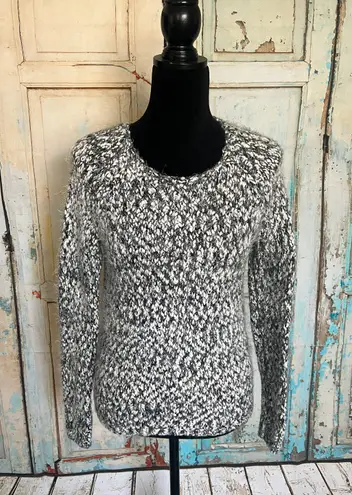 Buffalo David Bitton Women Long Sleeve Eyelash Knit Pullover Sweater Size Small