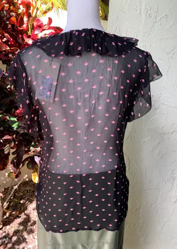 Levete Room LEVATE ROOM Chiffon Sheer Blouse