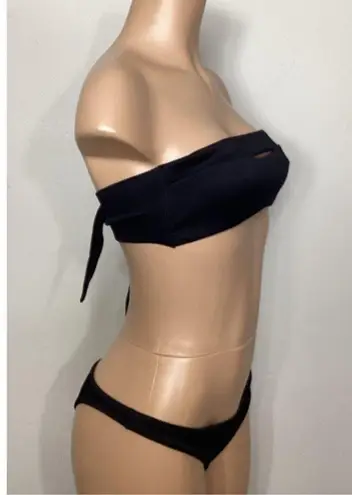 PilyQ New. PQ black pearl teeny bikini. Medium. Retails $149