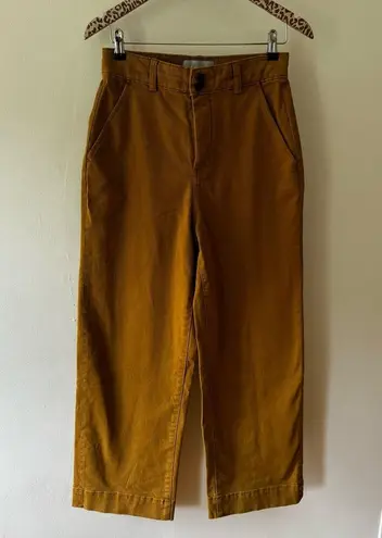 Everlane  The Organic Tan Tapenade Wide Leg Pants Size 6