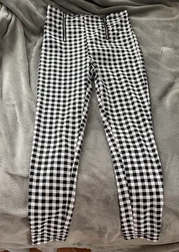 SheIn Black And White Gingham Pants