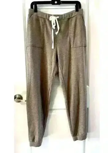 Bobi NWT Los Angeles Jogger Sweat Pants Size L Muted Taupe pockets *SO SOFT* - Image 1
