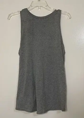 Lululemon  gray sleeveless keyhole tie back tank top size 4