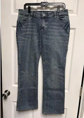 Arizona  Jean Co Jeans Blue Womens Size 11 Straight Leg Casual 12 Hemmed 0046‎