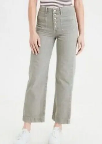 American Eagle Wide Leg Crop Jeans