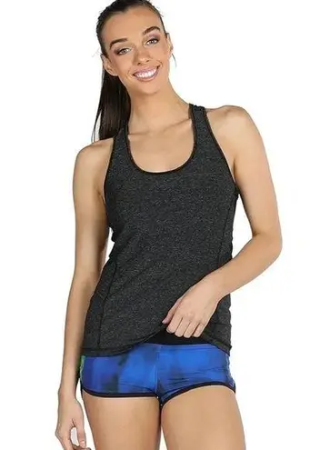 icyzone Women’s dark gray racerback tank top Medium
