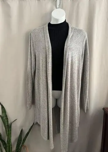 a.n.a Long Gray Duster Cardigan Sweater XXL