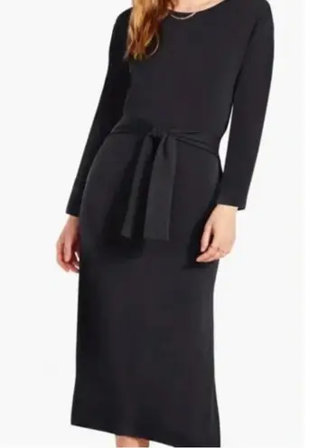 BB Dakota X Steve Madden Maternity Dress More Often Than Knot Midi Black XS NWT