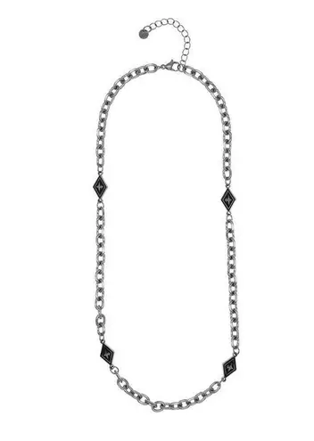 Titanium Steel Link Chain Necklace for Men Women,Punk Hip Hop Necklace Silver