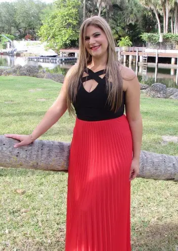 Ruby Rox 💋 Red/Black Formal Maxi Dress Jr. Size 9