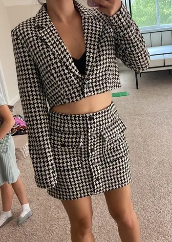 WAYF 2 pc jacket & skirt set. Xs
