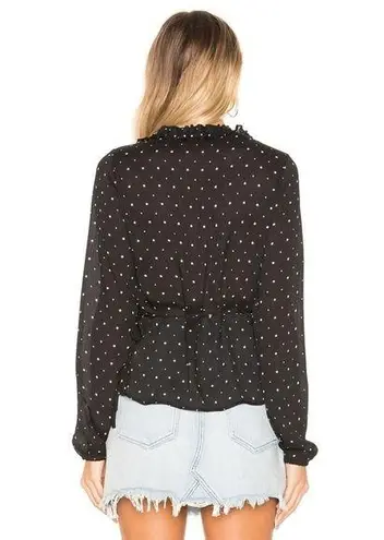 superdown / Revolve Mireia Wrap Top in Black Star