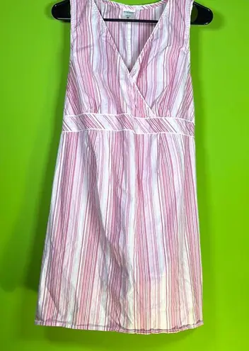 Motherhood Vintage Pink Sleeveless V-Neck Sundress