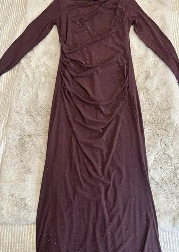 Candalite  Maxi Evening Dress Burgundy  Size M thumbnail 1
